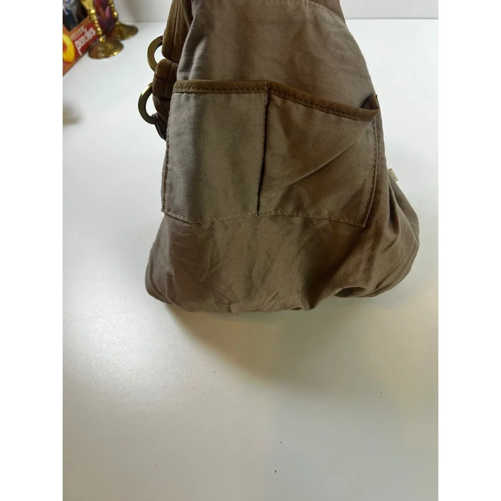 Coldwater Creek Brown‎ Leather Bucket Bag Shoulder Bag Everyday Purse